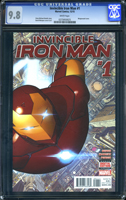 INVINCIBLE IRON MAN #1 - CGC 9.8